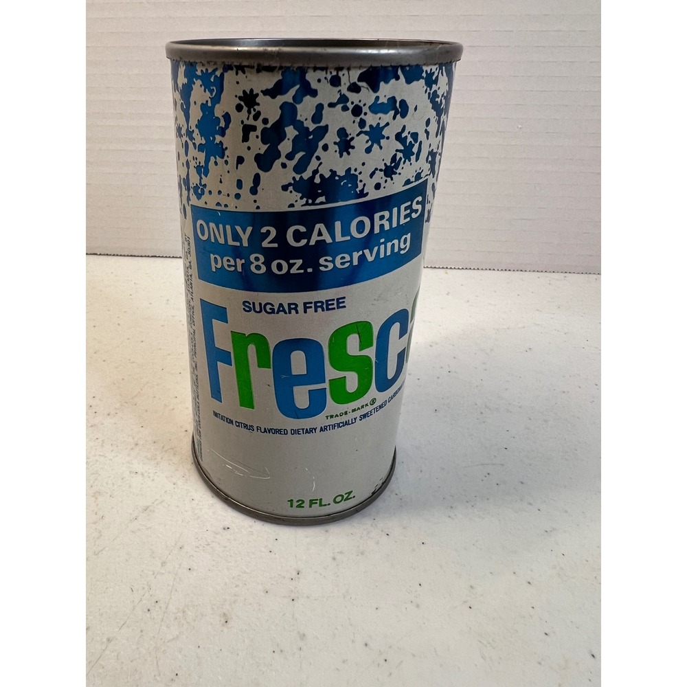 Vintage Fresca Soda Can 12oz Sugar Free Collectible SC Tax Paid Steel Can